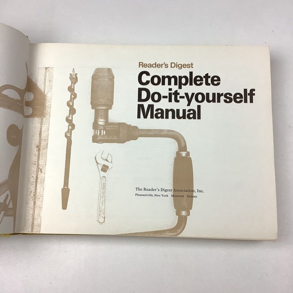 Reader's Digest Complete Do It Yourself Manual Book Home Improvements Repairs - Picture 4 of 6